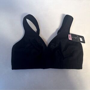 NWT LUNAIRE Black Bra 42DD